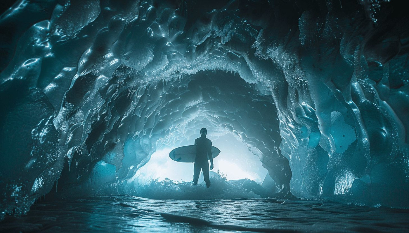 Le mystère du surf sous la glace en Arctique
